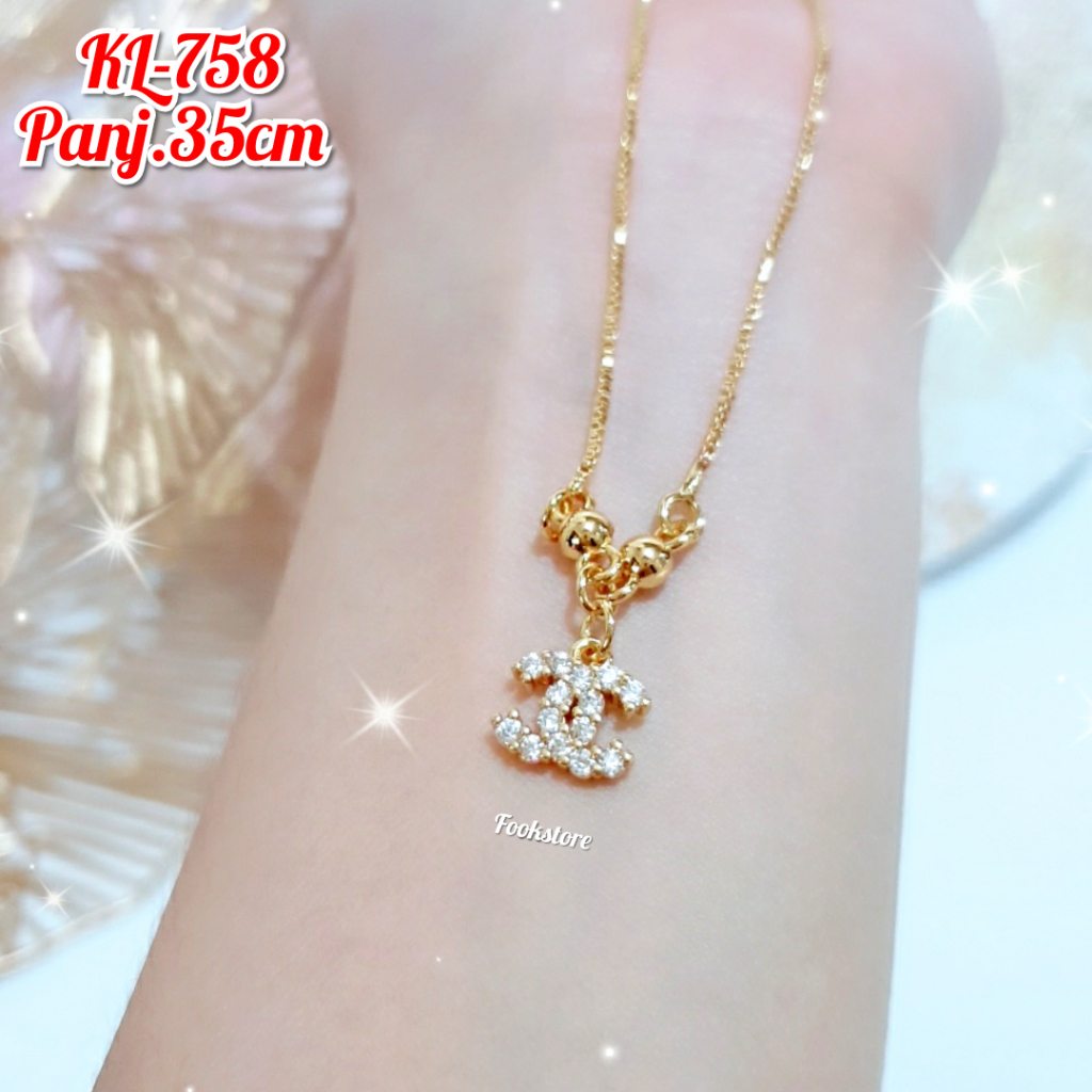 Kalung Anak Perempuan XUPING Gold Liontin KUCING