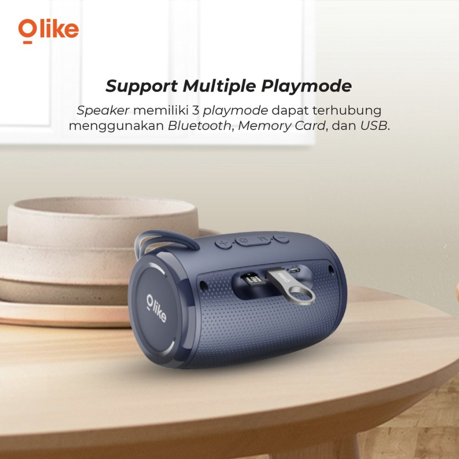 Olike SF3 Speaker TWS Mode Bluetooth 5.0 Micro SD USB Support Portable