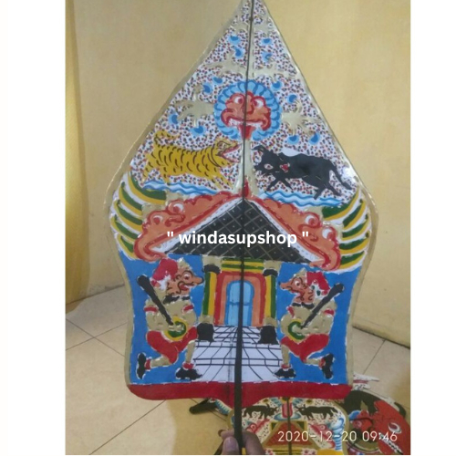 ready ✔️ Wayang Golek Kulit Gunungan Wayang Kertas Besar Ukuran Sama Dengan Wayang Kulit Asli