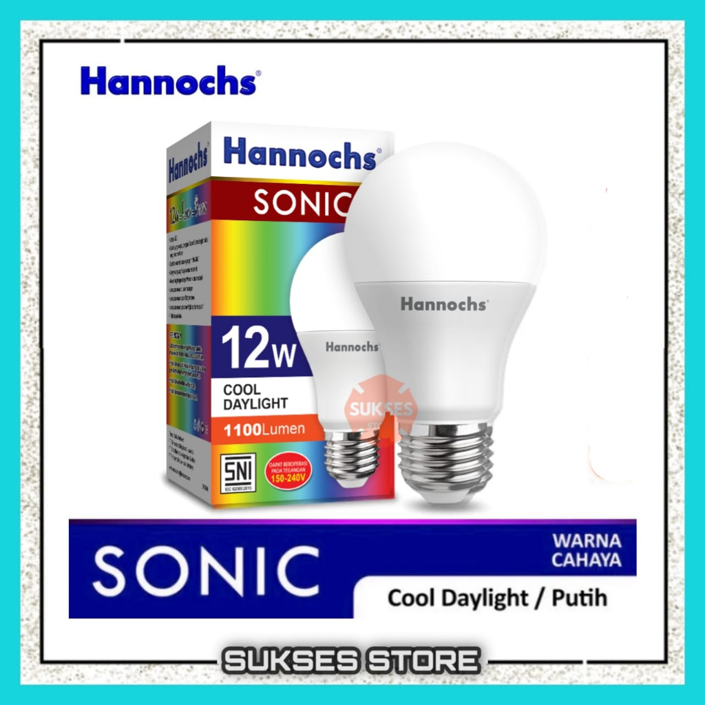 BOHLAM / BOLA LAMPU / LAMPU LED HANNOCHS SONIC