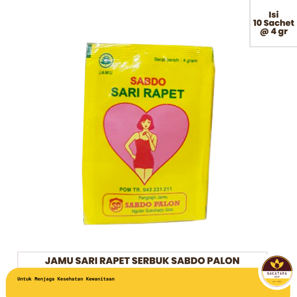 

Jamu Sari Rapet Sabdo Palon Kuning Isi 10 Sachet