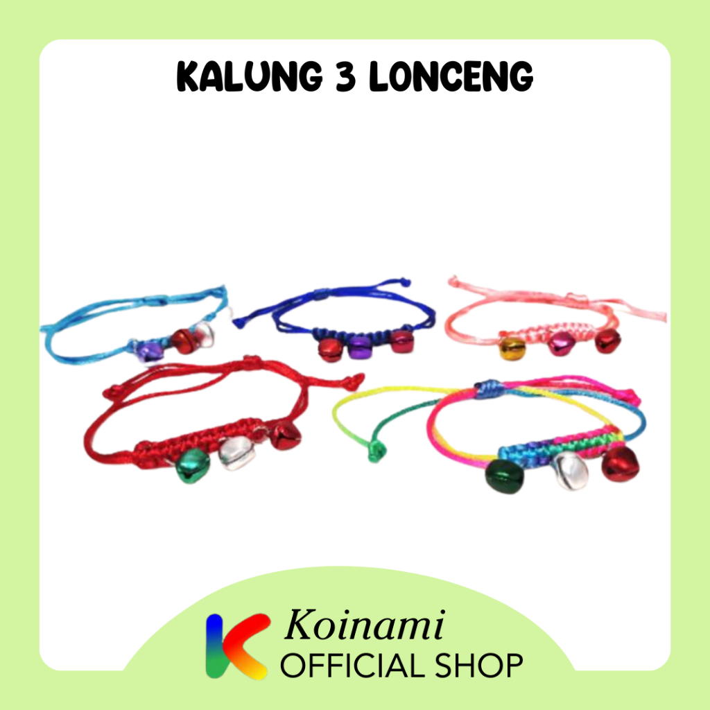 KALUNG 3 LONCENG / KALUNG KUCING / KALUNG ANJING / collar EDOTH