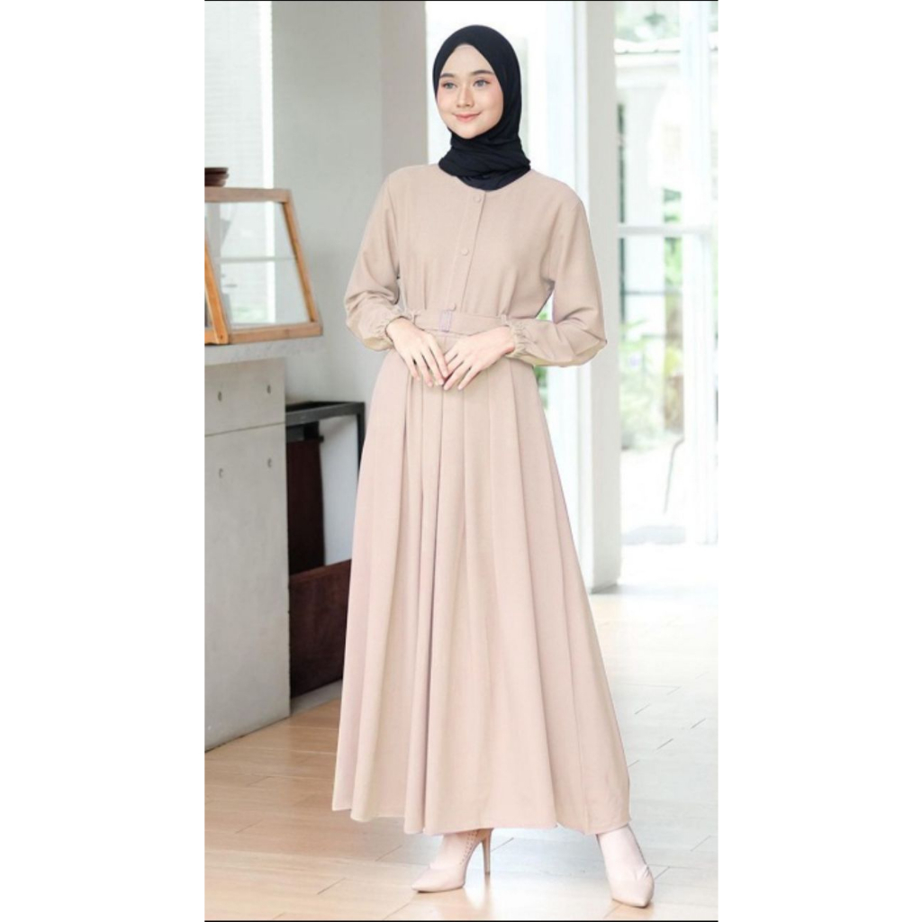 Dress Gamis Safira Moscrepe Premium