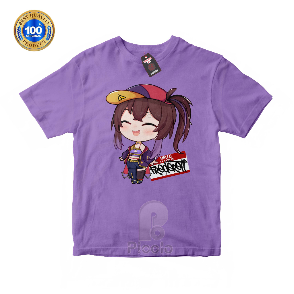 (FREE NAMA) BAJU KAOS ATASAN ANAK MOTIF KARAKTER ANIME FREDETT Bahan COTTUN