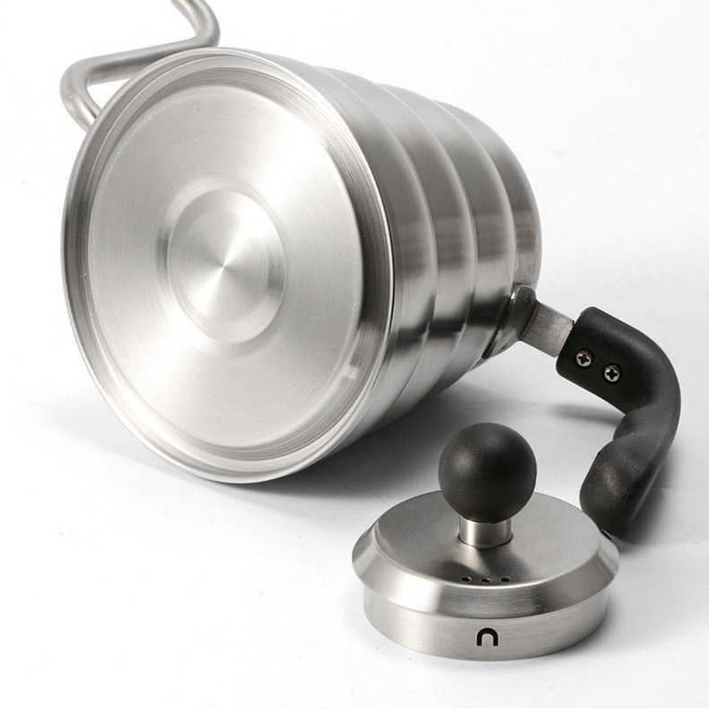 Teko Kopi Leher Angsa Coffee Maker Pot Drip Kettle 1L Tempat Minum Material Stainless Steel Anti Karat