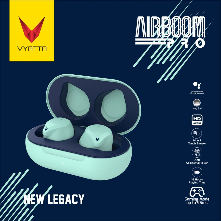 VYATTA Airboom Pro Headset Earphone TWS Bluetooth