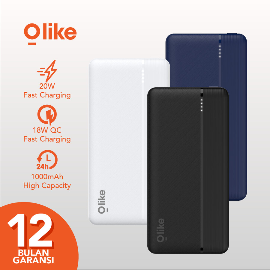 Olike P1s 10.000mAh Powerbank Quick Charge 18W Power Delivery PD 20W