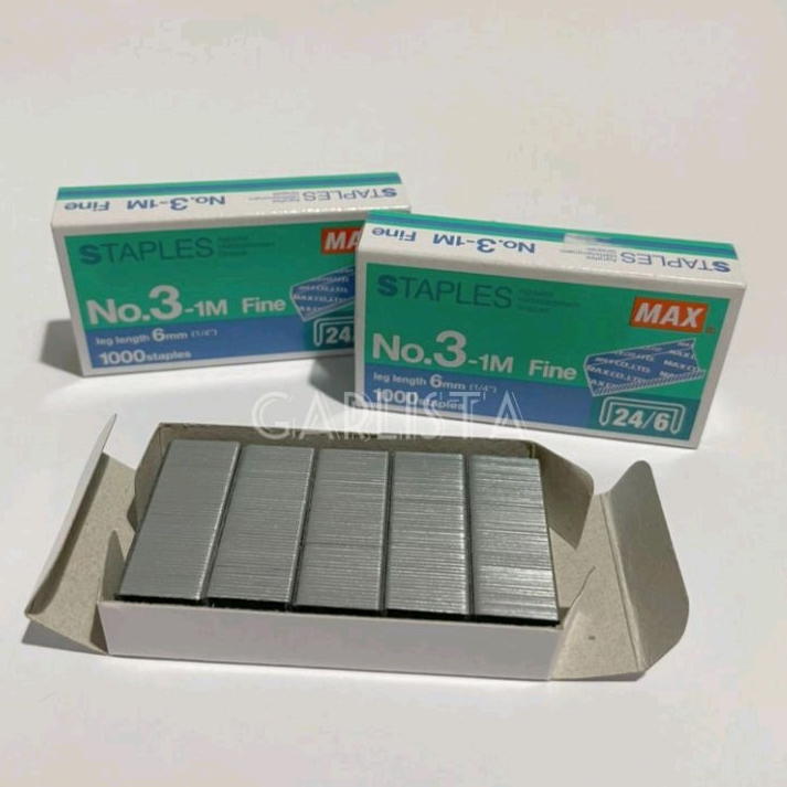 

Isi Staples MAX No 3 / Isi Stapler MAX No 3
