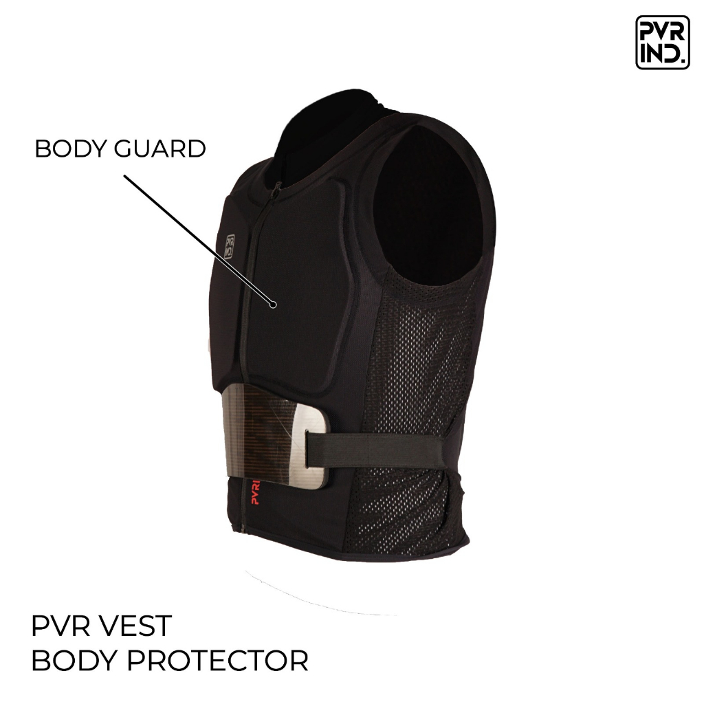 Vest Rompi Body Protector Roadbike MTB Touring Motocross PVRIND Hitam