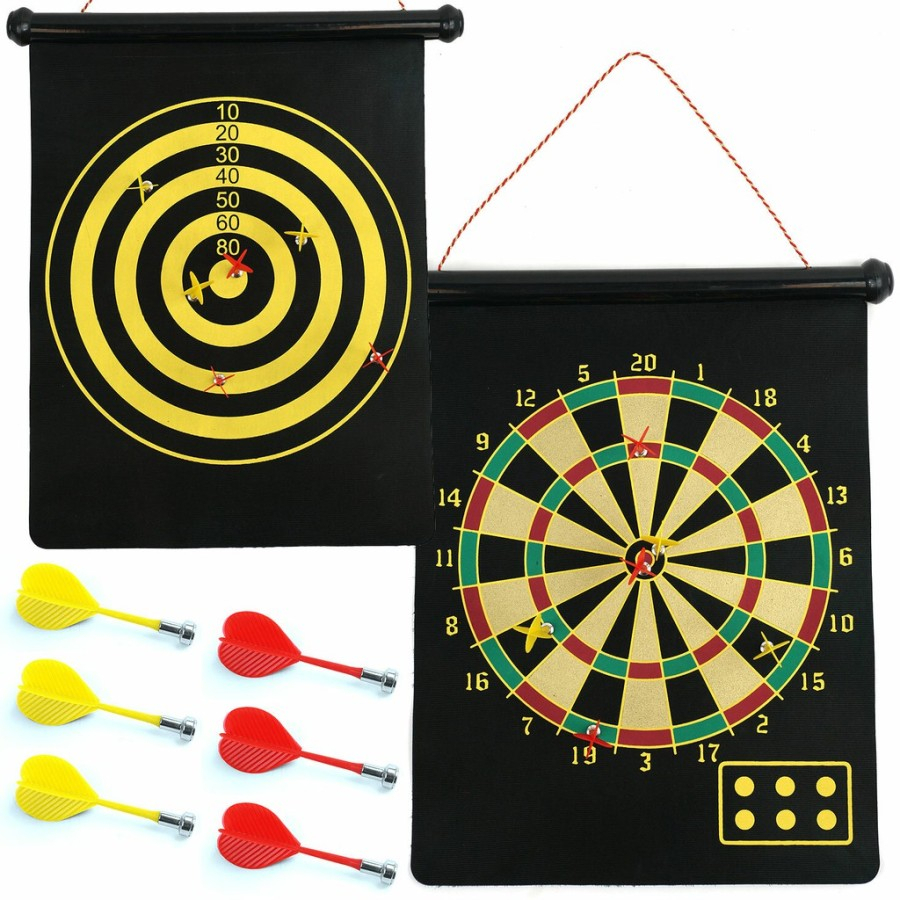 MAGNETIC DART GAME BOARD 12&quot; -  MAINAN MAGNET PARTY PAPAN DART DOUBLE SIDE