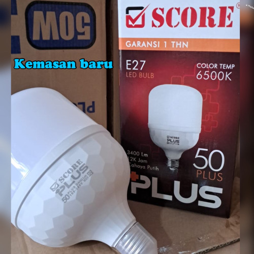Lampu SCORE PLUS 50 W Led Kapsul Putih Terang Bohlam 50 WATT Garansi 1 Th Capsul Led Premium Quality Termurah Berkualitas