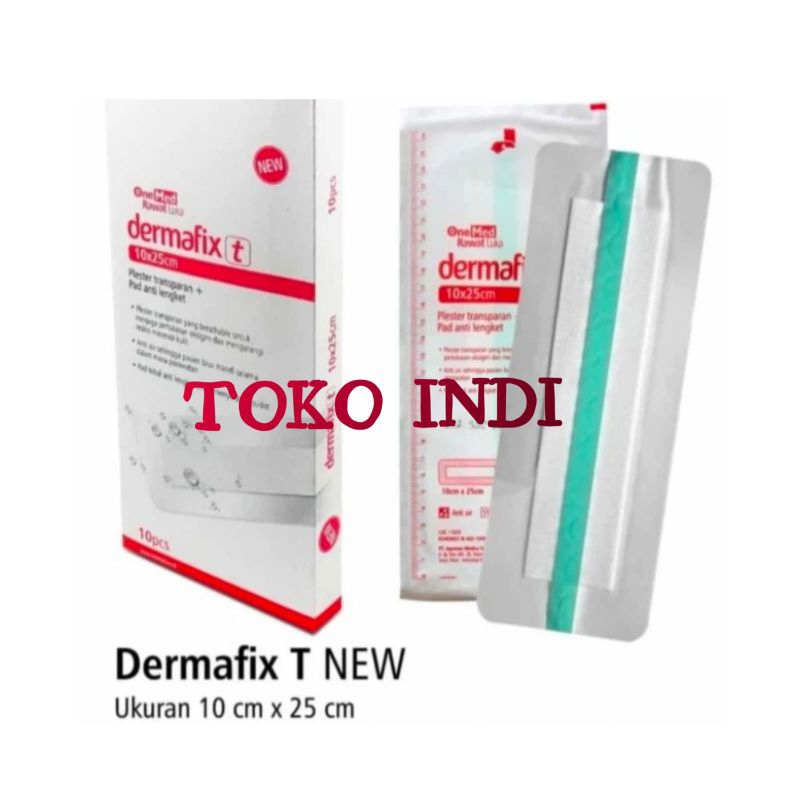 Dermafix T 10x25 cm/Plester Dermafix/Plester Luka Anti Air