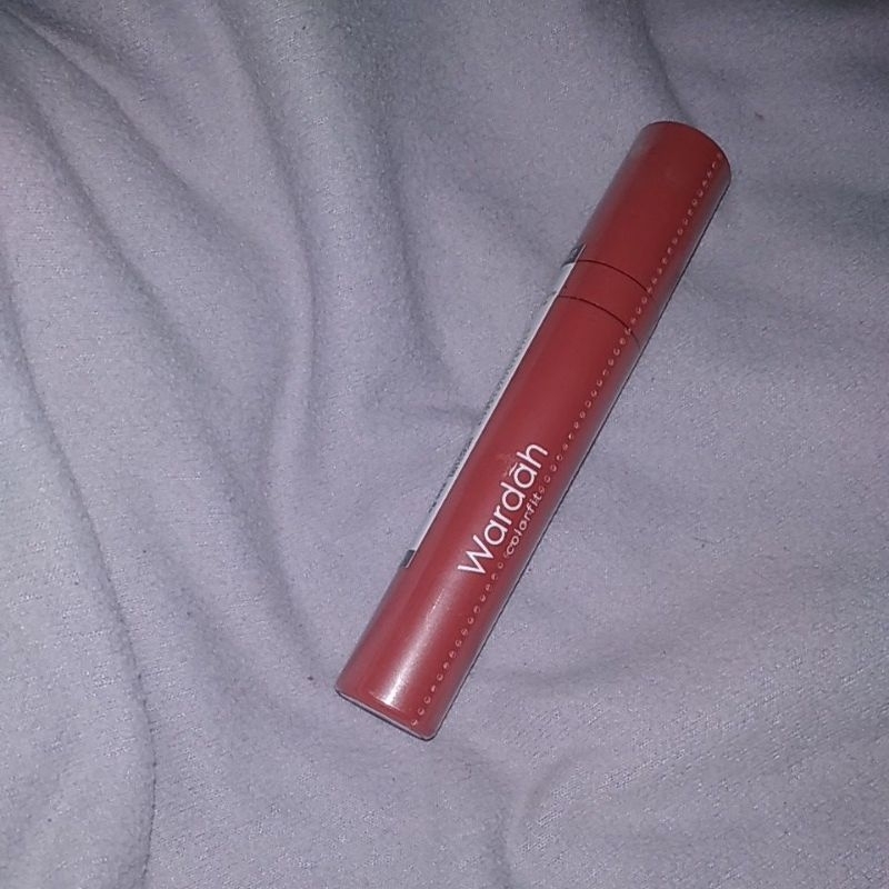 Wardah Colorfit Velvet Matte Lip Mousse shade No. 12 Chic Teracotta