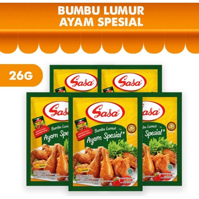 

SASA BUMBU LUMUR AYAM SPESIAL 5SACHET AYAM GORENG