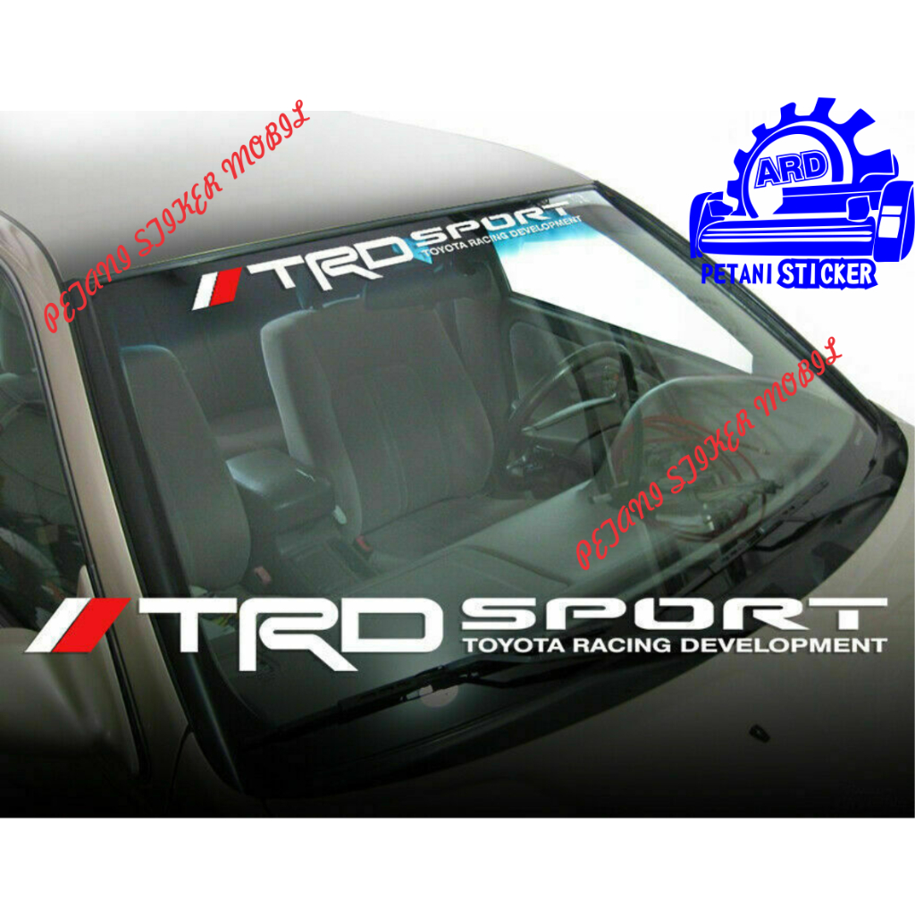 

STIKER STICKER MOBIL KACA DEPAN TRD SPORT PELINDUNG MATAHARI