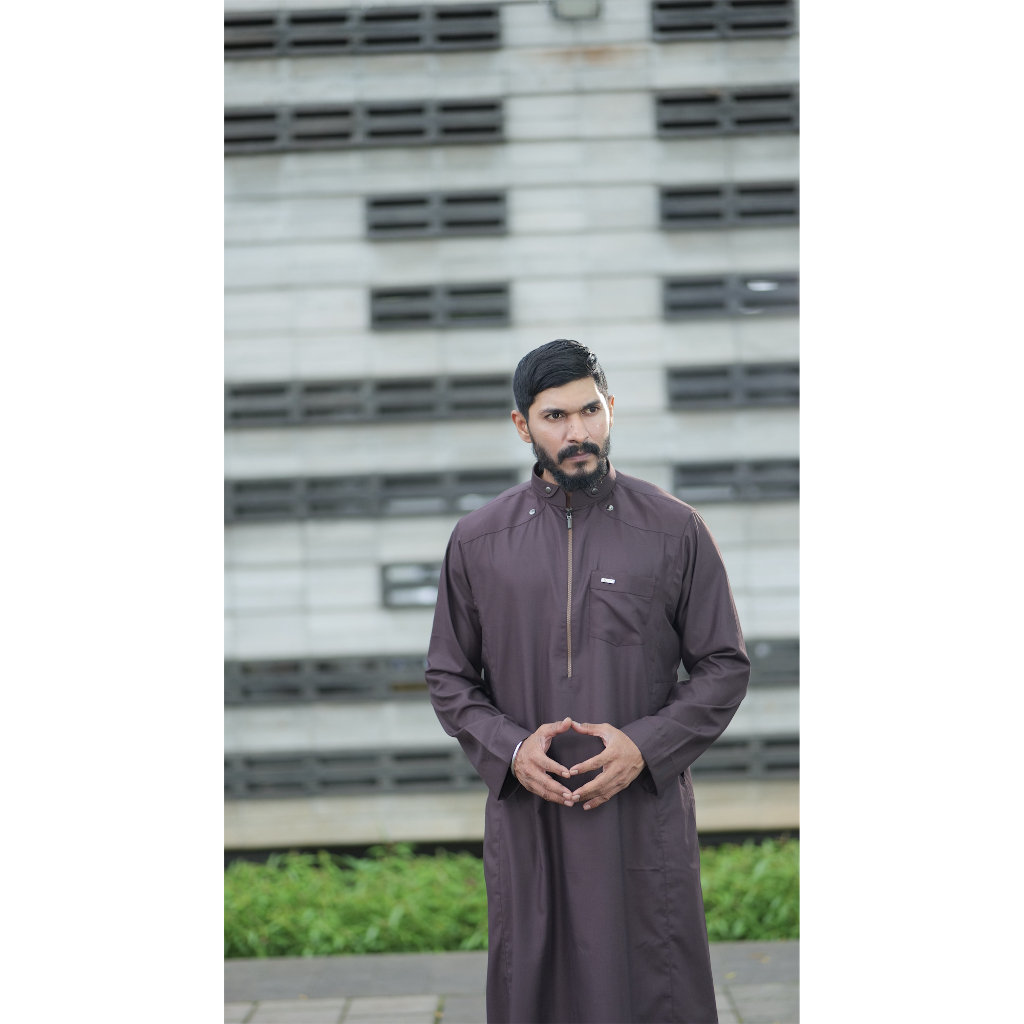 Shahama Thobe Exclusive SH-101 Brown