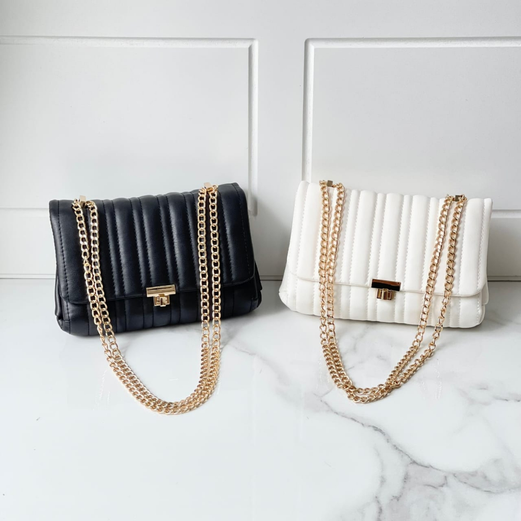 TAS WANITA ZARA QUILTED MIDI CROSSBODY BAG/TAS ZARA ORIGINAL