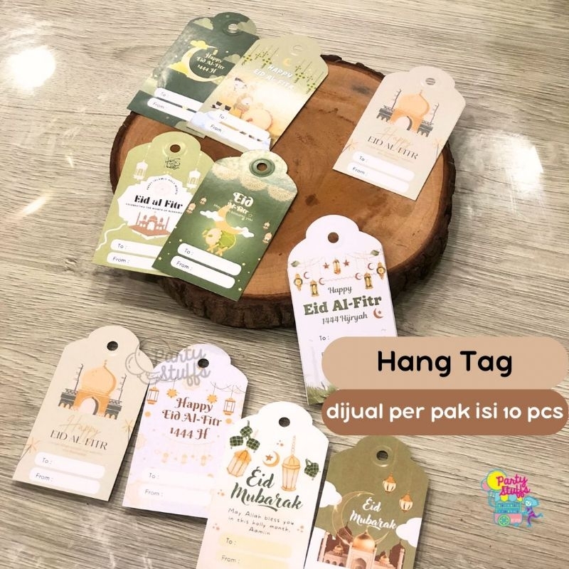 Hang tag Lebaran / Hang tag souvenir idul fitri / Hang tag idul adha / hang tag eid mubarak