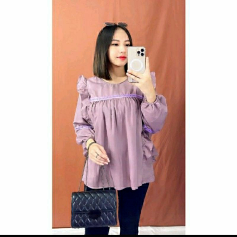 Atasan Kekinian, Blouse Kekinian,Atasan Wanita,Blouse Korea
