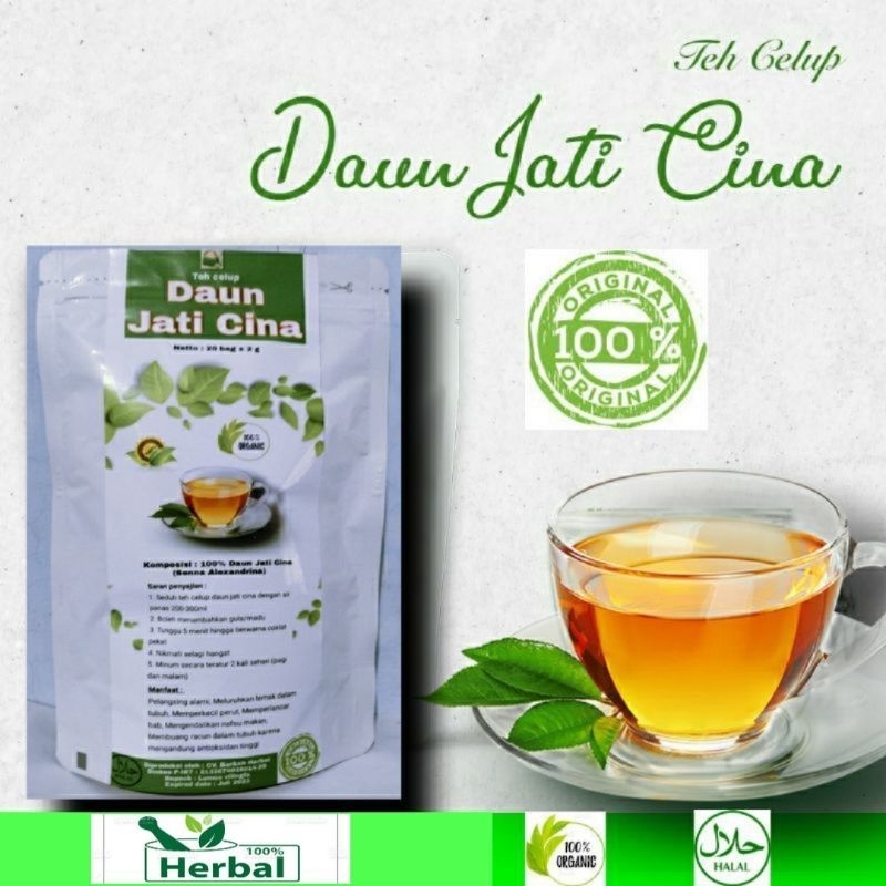 

Teh celup Daun jati cina//teh pelangsing//teh herbal