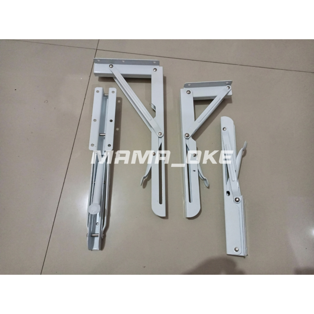 SIKU RAK LIPAT TEBAL MERK CAB 10 INCH DAN 12 INCH (HARGA PER 2 PCS)