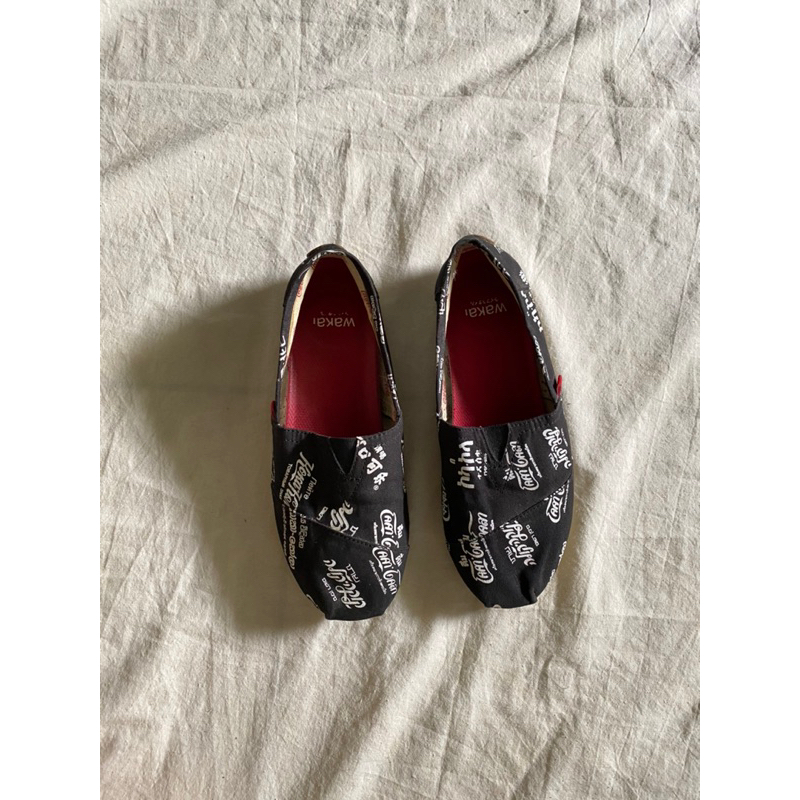 Flat shoes wakai x cocacola