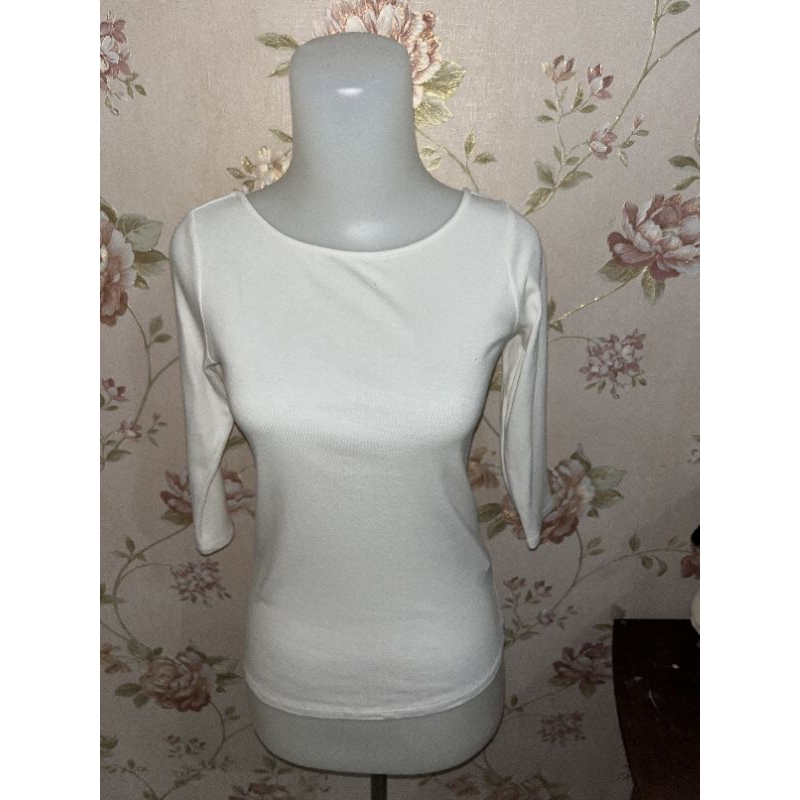 Kaos Putih Polos ZARA Preloved