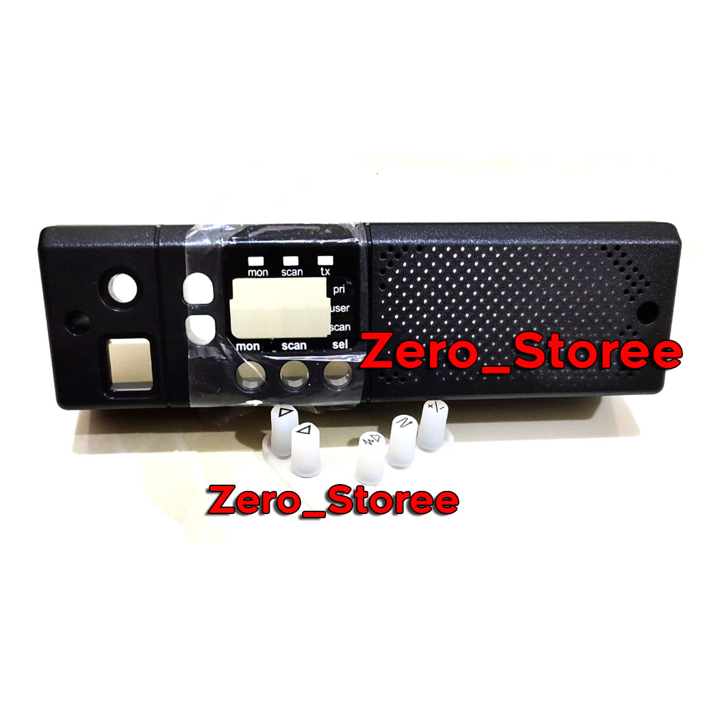 Casing GM300 Rig Motorola Kesing gm-300 Keypad Kipet Kepala Depan Tampilan Front panel depan Body Motorola GM 300 rig Cesing Kasing