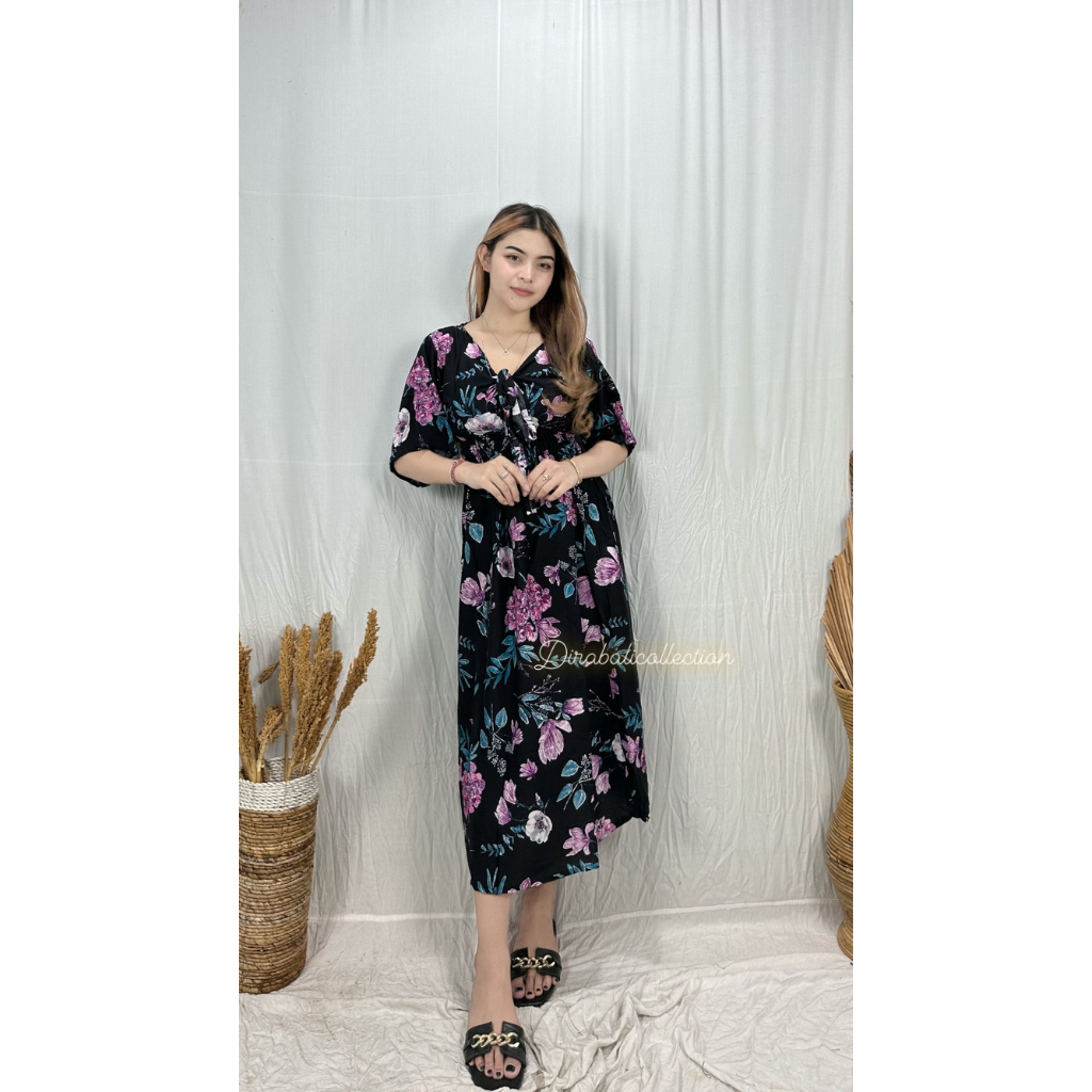 DRESS PINKA BUNGA ANEMONE BALI TERLARIS 2023