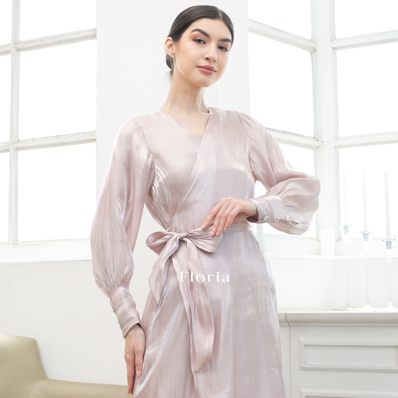 (NEW) Martha Shimmer Dress Luxurious Raya