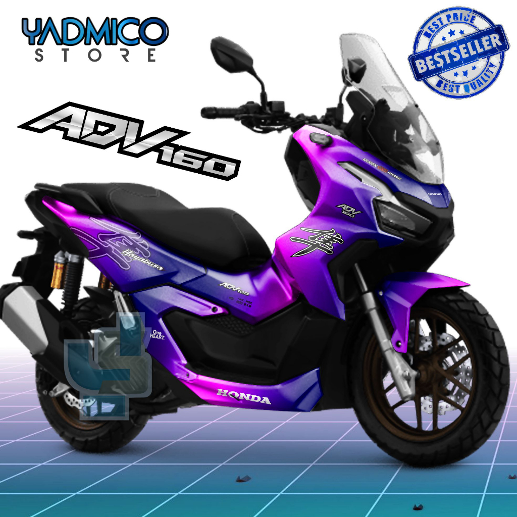 Decal ADV 160 Full Body - Stiker Motor ADV 160 Full Body - Decal Hologram ADV 160 Full Body - Stripi