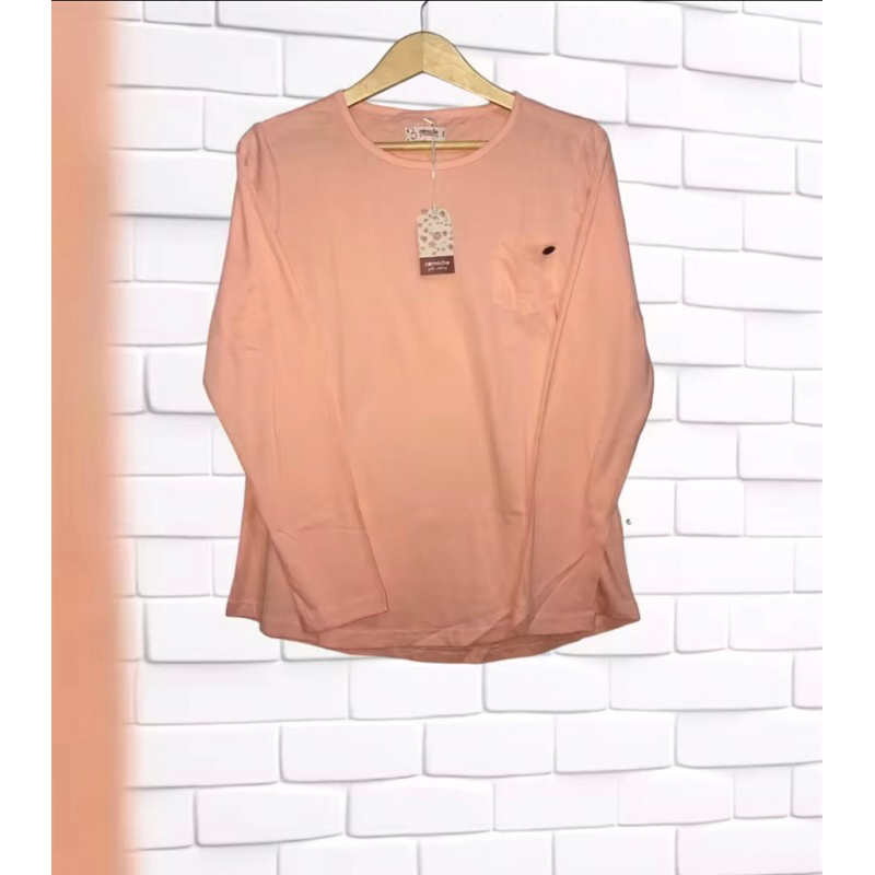 Kaos Wanita Corniche Polos Peach Coral