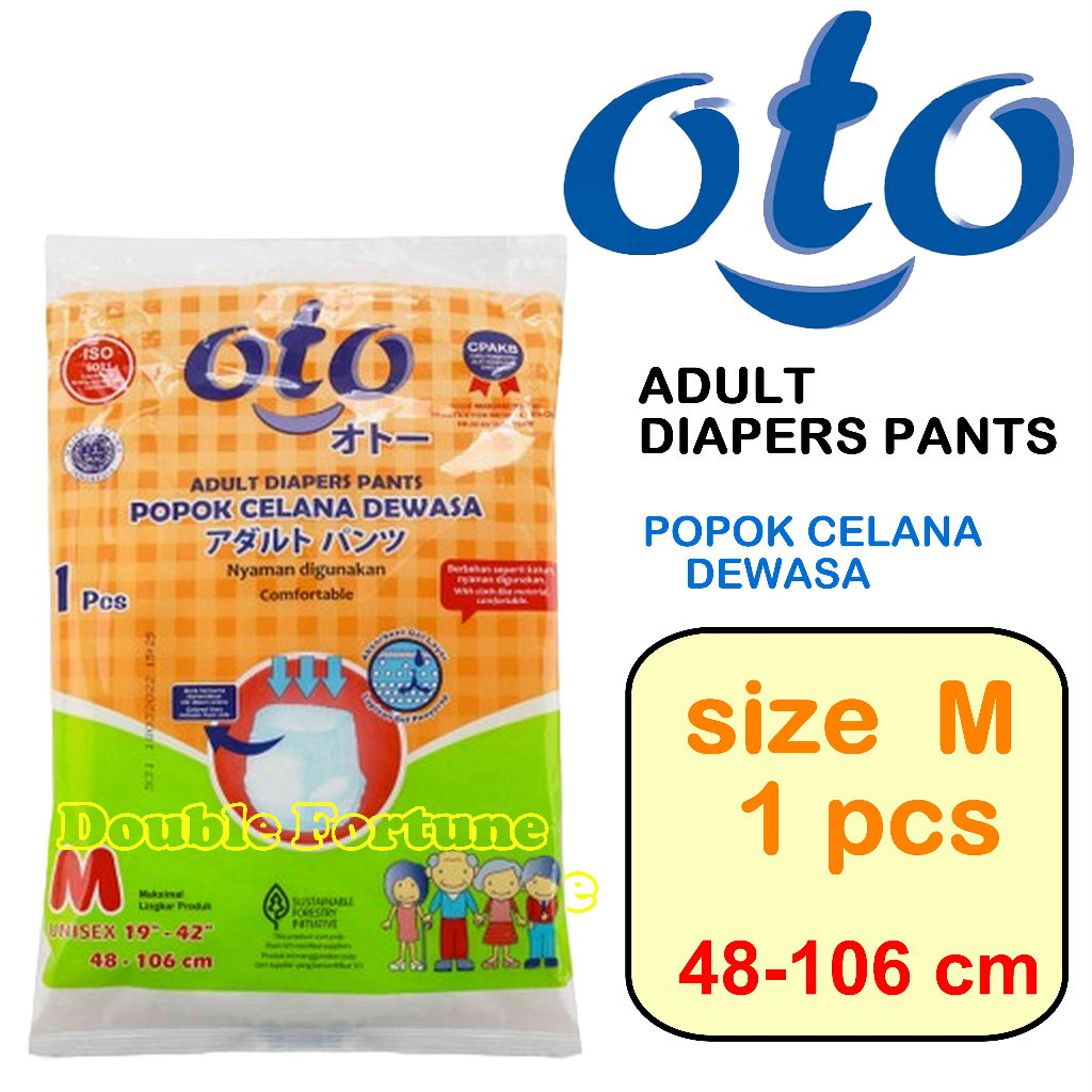 OTO Popok Dewasa Celana Renceng | OTO Adult Diaper Pants Uk M