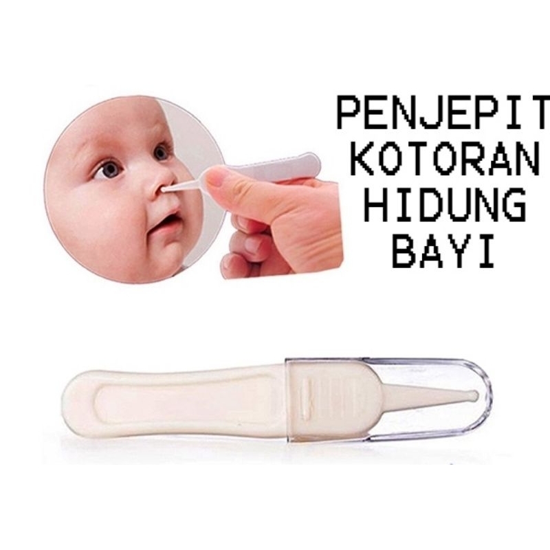 Pembersih Hidung Bayi / Penjepit Kotoran Hidung Bayi / Pinset Plastik Pembersih Penjepit Upil Bayi / Baby Nose Cleaning Picker