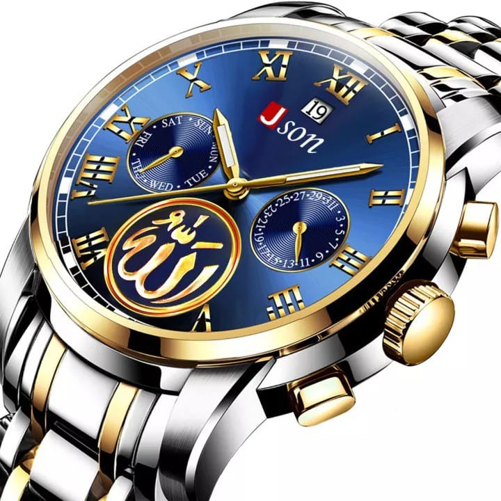 Jam Tangan Pria Json Original 100% Anti Air Baret Kuat Tahan lama Motif Arab