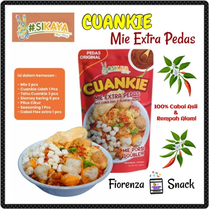 

Cuanki Instan Kuah|Cuanki Mie Extra Pedas SiKaya Netto 130 Gram