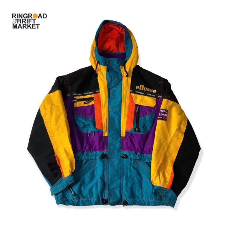 Ellesse Vertical Dive Colour Block Winter Snow Jacket