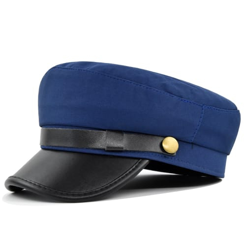 Topi Pria terbaru- Sailorman Army-Topi Pelaut- Leather Cap- Cadet Military-topi Ariel-Korean style.