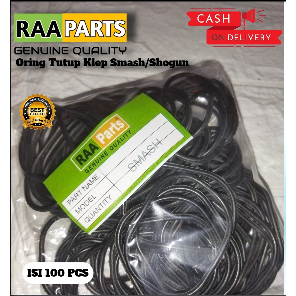 ISI 100 Oring Tutup Klep Shogun 110 &amp; Smash &amp; Arashi &amp; Shogun 125 &amp; Shogun 125 R