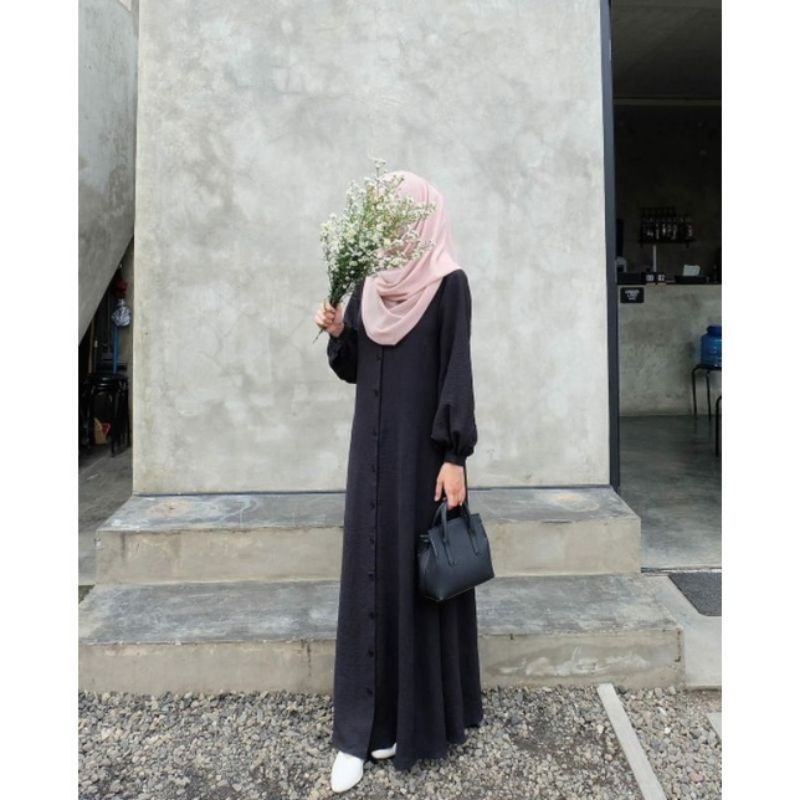 BASIC DRESS POLOS AIRFLOW // LONG DRESS POLOS MURAH - BISA COD