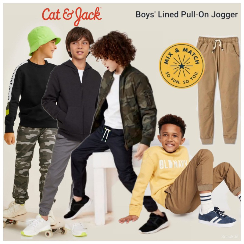 HEYKIDDY - Celana Chinos Joger CNJ Anak Laki Laki 5-16t