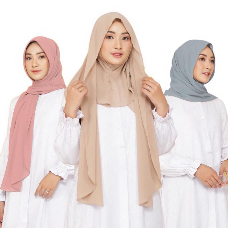 PASHMINA OVAL 3IN1 MASKER INNER NINJA CERUTTY BABYDOLL PREMIUM