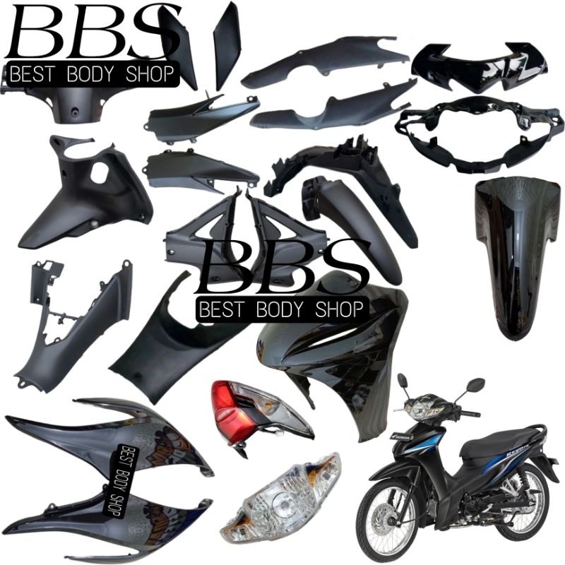 Full Cover Body Honda Revo Fit Karbu | Full Set Bodi Revo Fit Karburator Warna Hitam