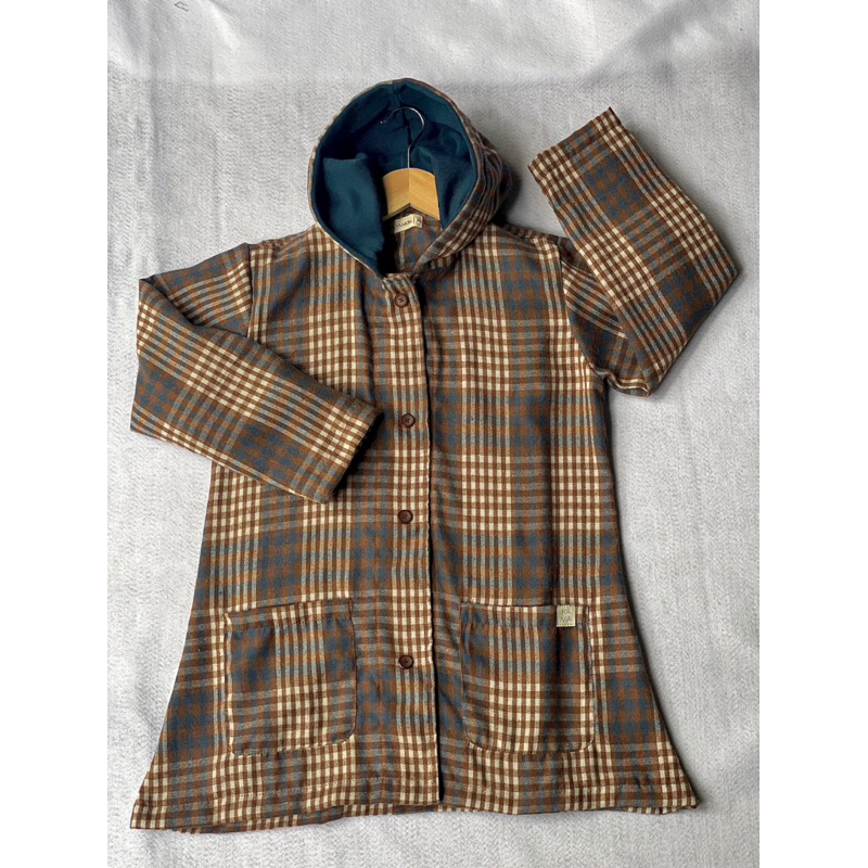 flannel hoodie cewe