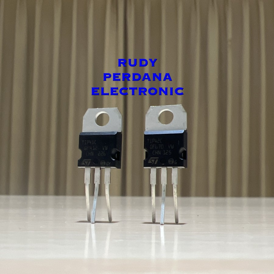 TRANSISTOR TIP 41 42 C 41C 42C TIP41 TIP42 TIP41C TIP42C ST-I SERI 1