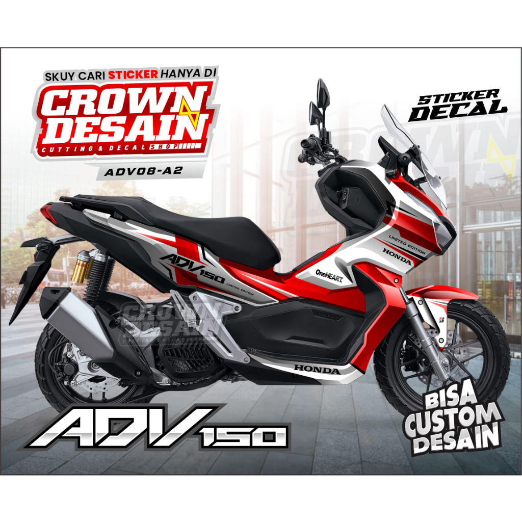 Decal ADV 150 Full Body, Sticker Decal Honda ADV 150, Dekal ADV 150