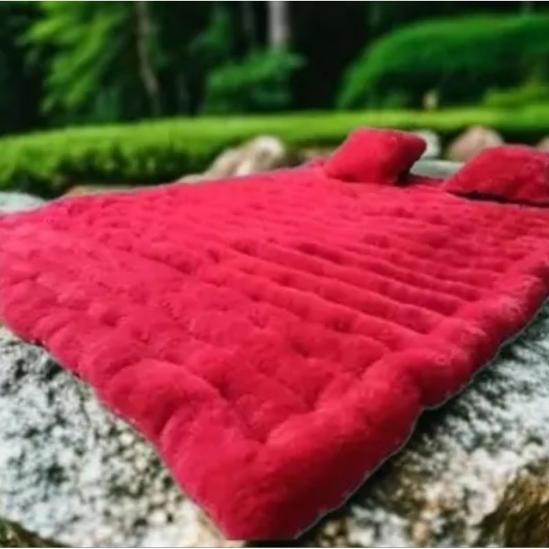 kasur gender fulset 2 bantal/ kasur  kasur menul / bulu rafsur/ kasur karakter