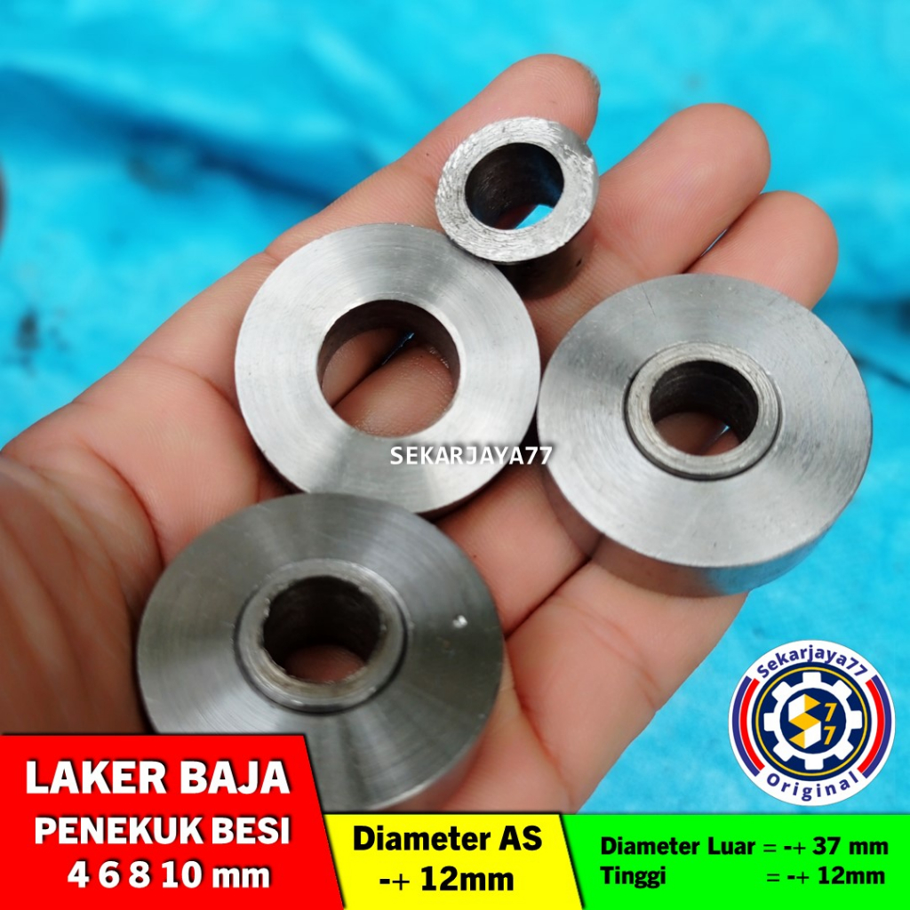 Sparepart Laker Bearing Lahar Laher Besi Baja Dibubut Alat Penekuk Besi Sekarjaya77 SP77007