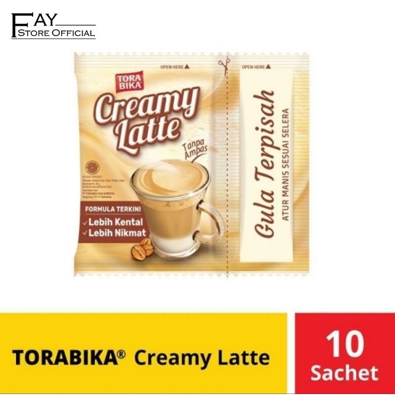 

KOPI TORABIKA CREAMY LATTE 25gr RENCENG (ISI 10) KOPI INSTAN