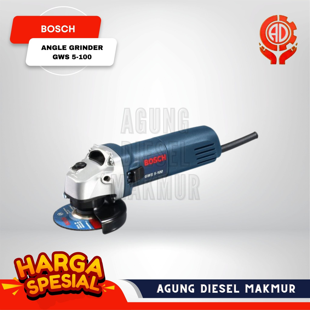 Bosch Angle Grinder Gerinda Tangan Listrik GWS 5-100